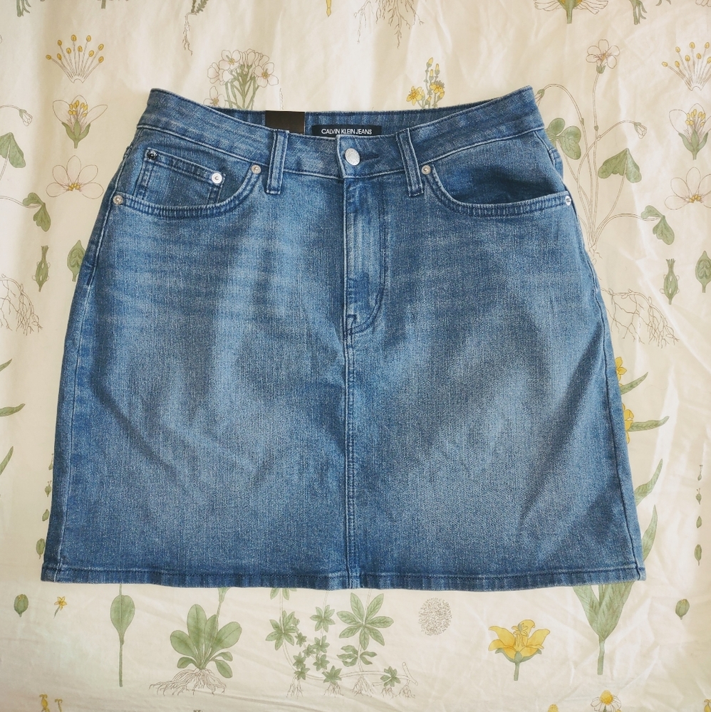 NWT Calvin Klein jeans skirt